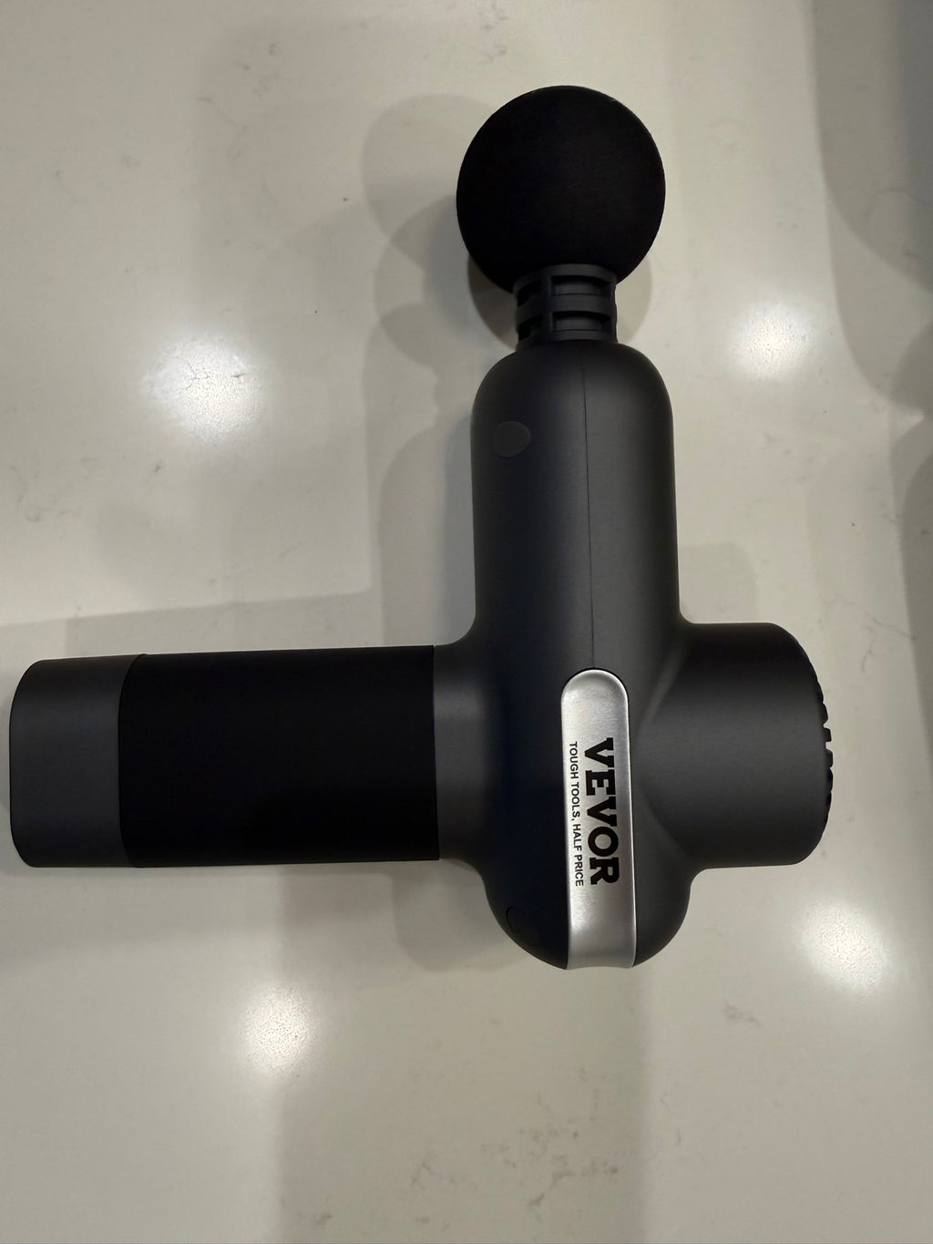 VEVOR Massage Gun Deep Tissue, Percussion Muscle Massager For Athletes - With 5 Speed Levels & 6 Massage Heads, 7.4V 2500mAh Batteries, Handheld Electric Massage Gun For Pain Relief, Muscle Relaxation